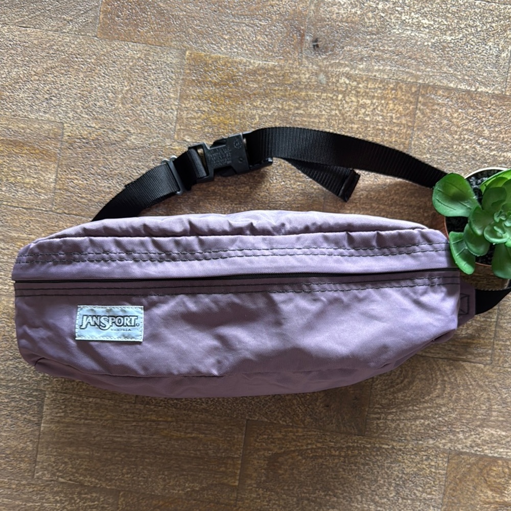 JanSport Purple Belt Bag Sporty Design